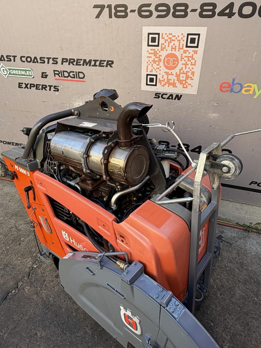 Husqvarna FS-5000D Walk Behind Concrete Saw 2019 Model only 346Hours 3 Speed