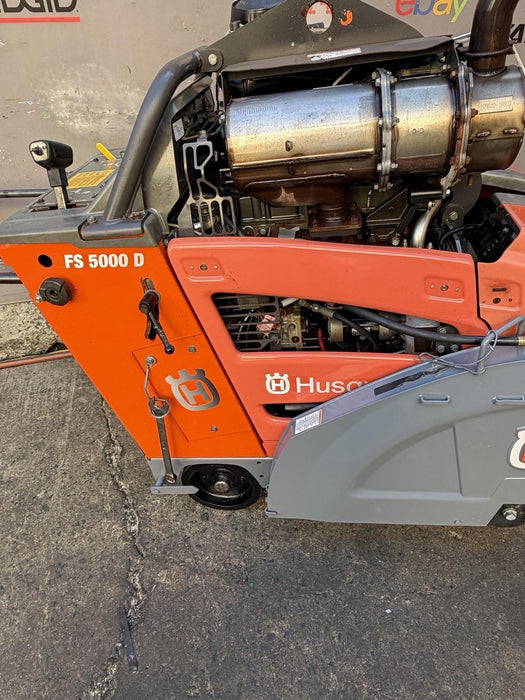 Husqvarna FS-5000D Walk Behind Concrete Saw 2019 Model only 346Hours 3 Speed