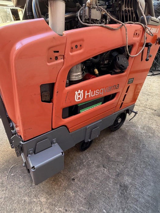 Husqvarna FS-5000D Walk Behind Concrete Saw 2019 Model only 346Hours 3 Speed