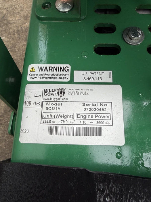 Billy Goat 24” Sod Cutter Hydro Drive Turf Cutter SC181H Honda Great Shape 218HR