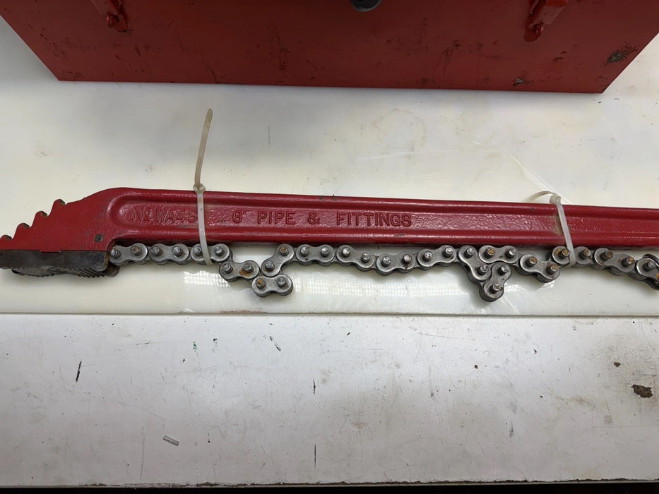 Reed WA48 Heavy Duty Pipe Chain Wrench, 1" to 6" Pipe capacity