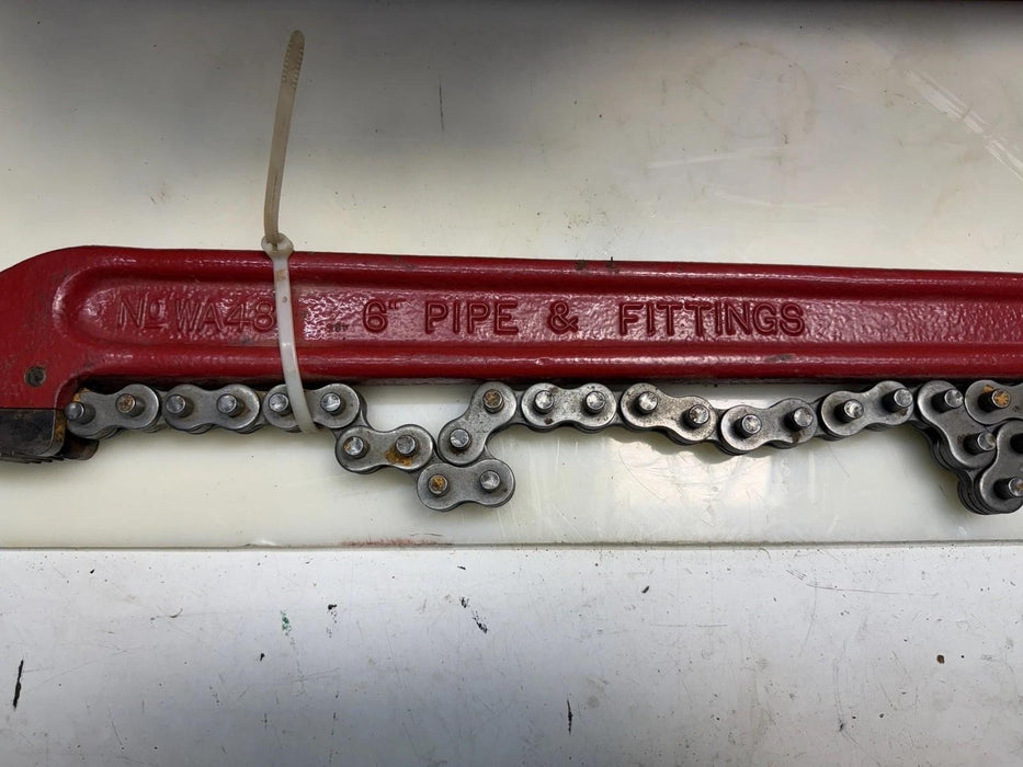 Reed WA48 Heavy Duty Pipe Chain Wrench, 1" to 6" Pipe capacity