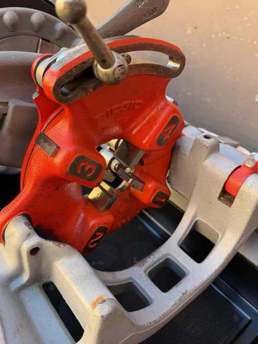 Refurbish Ridgid 535 V3 Pipe Threader 1/2"-2" Threading Machine 811A Dies Cart bg21