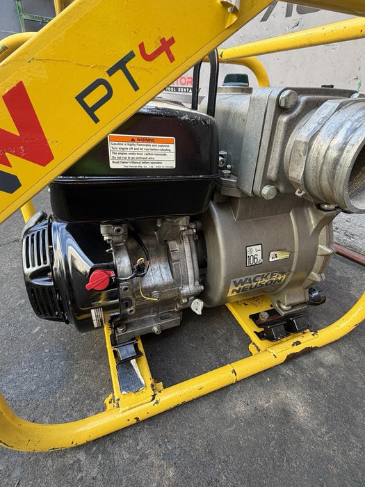 2021 Wacker Neuson PT4A 4" Portable Self-Priming Trash Water Pump Honda bidadoo