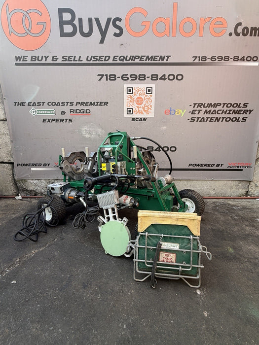 McElroy Fusion Machine McElroy 28 With Heater 6&8 Inch Inserts Mint Shape 311HRS