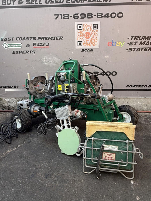 McElroy Fusion Machine McElroy 28 With Heater 6&8 Inch Inserts Mint Shape 311HRS