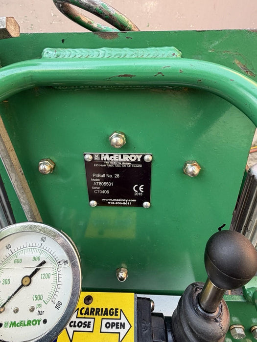 McElroy Fusion Machine McElroy 28 With Heater 6&8 Inch Inserts Mint Shape 311HRS