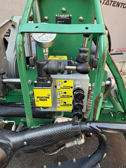 McElroy Fusion Machine McElroy 28 With Heater 6&8 Inch Inserts Mint Shape 311HRS