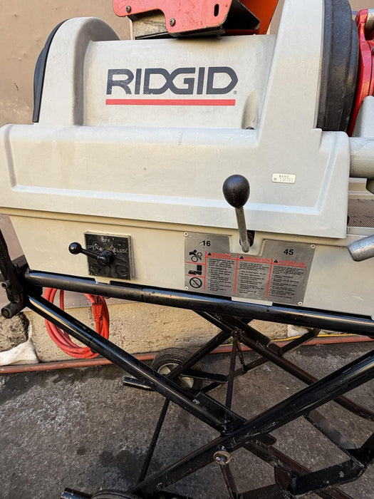 RIDGID 1822 Automatic Pipe Threader 110V, Folding Cart 815a Die 1224, 300, 535