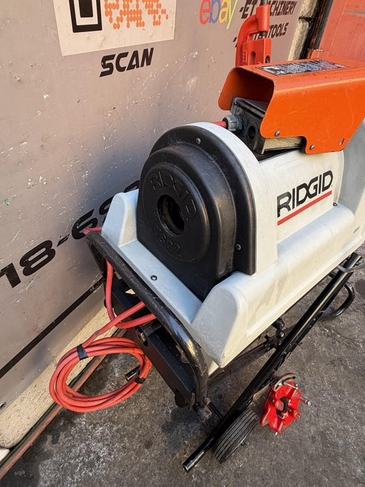 RIDGID 1822 Automatic Pipe Threader 110V, Folding Cart 815a Die 1224, 300, 535