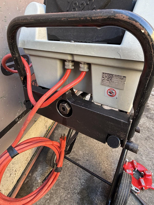 RIDGID 1822 Automatic Pipe Threader 110V, Folding Cart 815a Die 1224, 300, 535