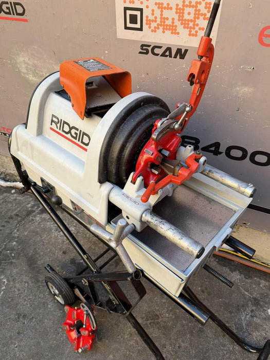 RIDGID 1822 Automatic Pipe Threader 110V, Folding Cart 815a Die 1224, 300, 535