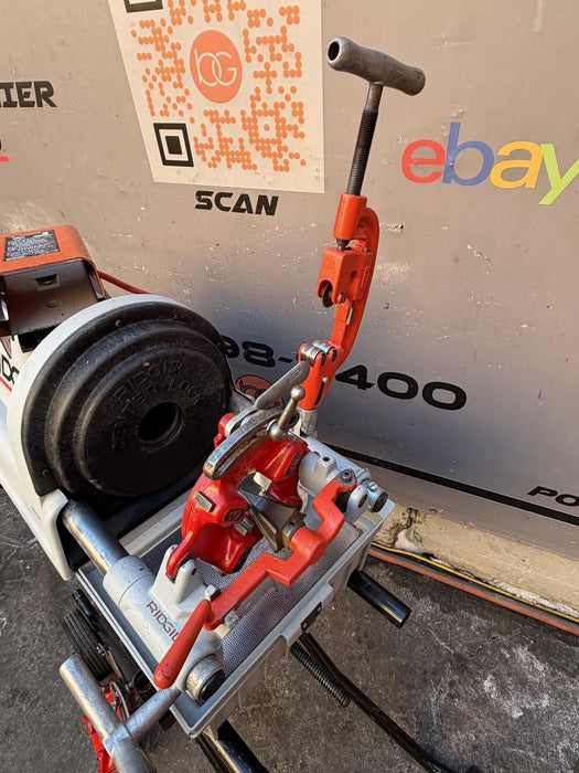 RIDGID 1822 Automatic Pipe Threader 110V, Folding Cart 815a Die 1224, 300, 535