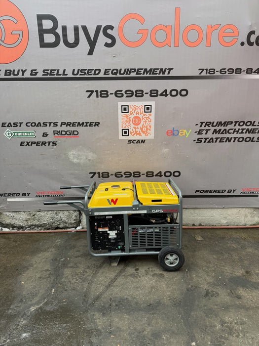 2021 Wacker Neuson GPS9700A 9,700W Portable Generator Honda Gas Genset 45HRS