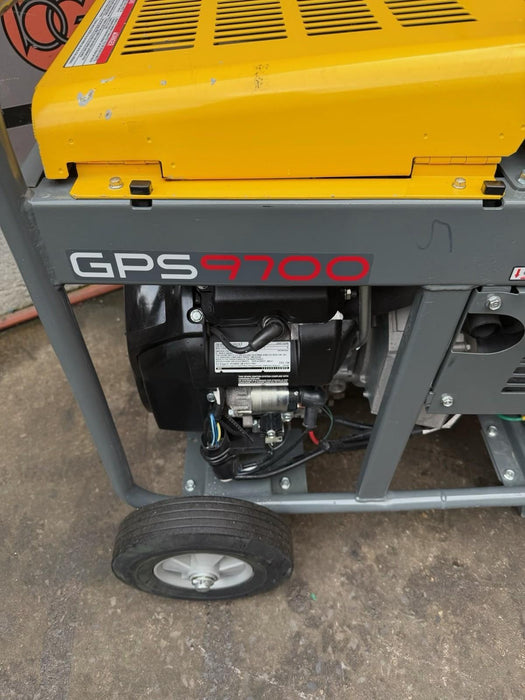 2021 Wacker Neuson GPS9700A 9,700W Portable Generator Honda Gas Genset 45HRS