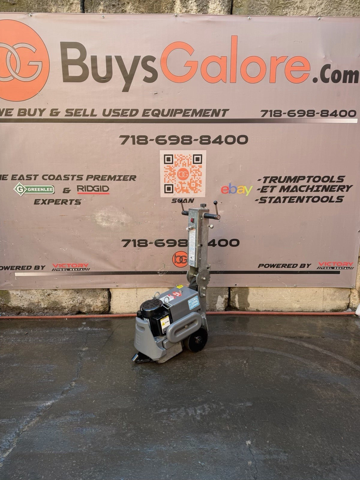 Tile Scraper Machine National Flooring Equipment Self-Propelled Floor Tile Scraper Model 62 ...