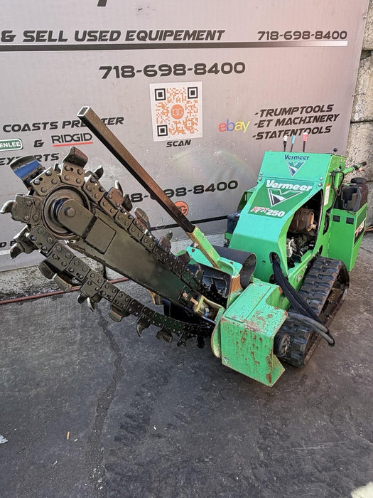 Vermeer RTX250 Self-Propelled Walk Behind 36” Trencher 422HRS 2017 Model