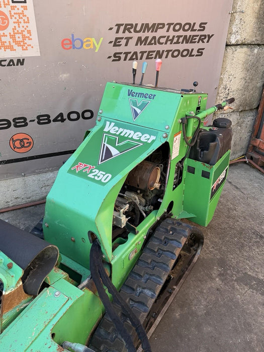 Vermeer RTX250 Self-Propelled Walk Behind 36” Trencher 422HRS 2017 Model