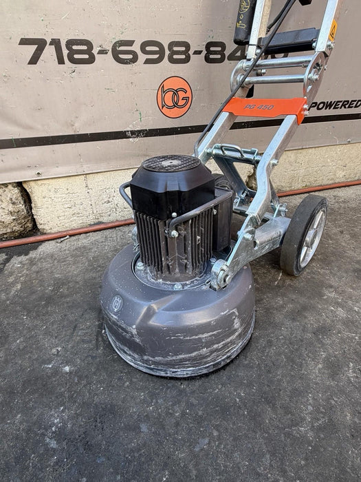Husqvarna PG450 Concrete Floor Grinder 2022 277HRS DUST GUARD AND DISCS INCLUDED