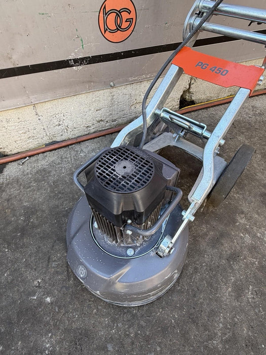 Husqvarna PG450 Concrete Floor Grinder 2022 277HRS DUST GUARD AND DISCS INCLUDED