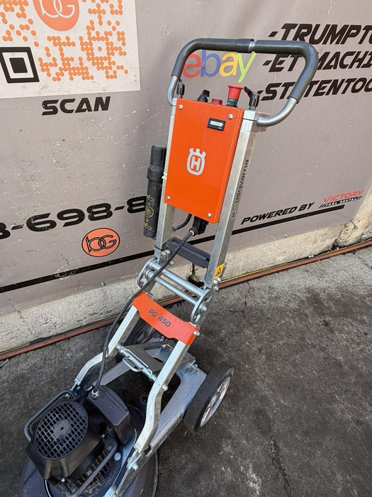 Husqvarna PG450 Concrete Floor Grinder 2022 277HRS DUST GUARD AND DISCS INCLUDED