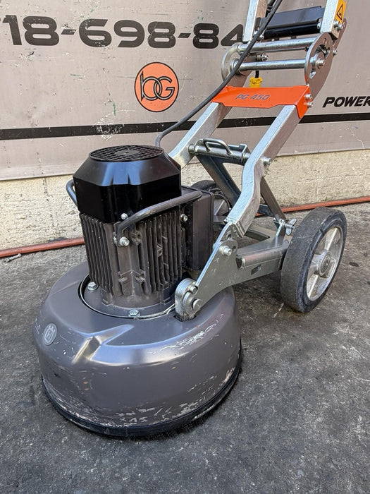 Husqvarna PG450 Concrete Floor Grinder 2022 154HRS DUST GUARD AND DISCS INCLUDED
