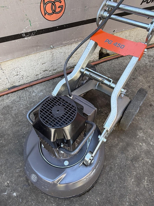 Husqvarna PG450 Concrete Floor Grinder 2022 154HRS DUST GUARD AND DISCS INCLUDED