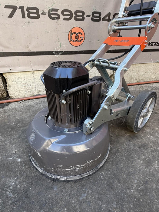 Husqvarna PG450 Concrete Floor Grinder 2022 87HRS DUST GUARD AND DISCS INCLUDED