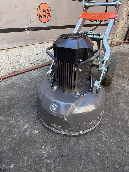 Husqvarna PG450 Concrete Floor Grinder 2022 87HRS DUST GUARD AND DISCS INCLUDED