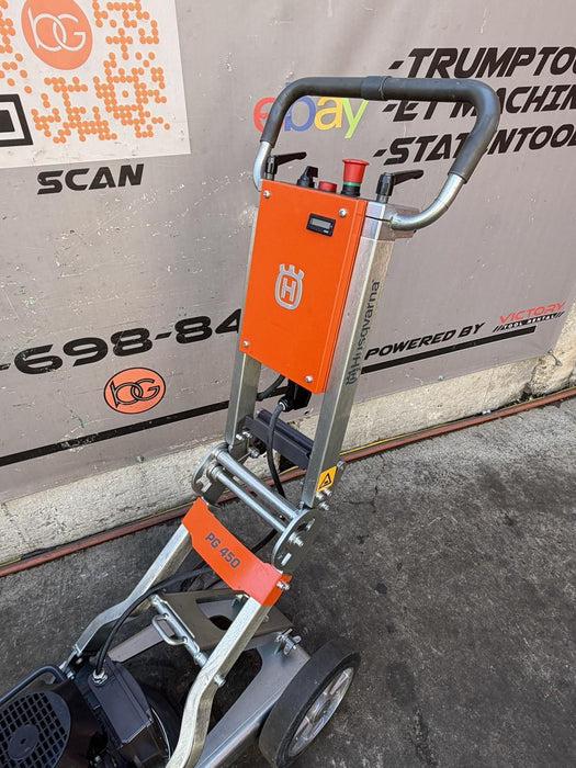 Husqvarna PG450 Concrete Floor Grinder 2022 87HRS DUST GUARD AND DISCS INCLUDED