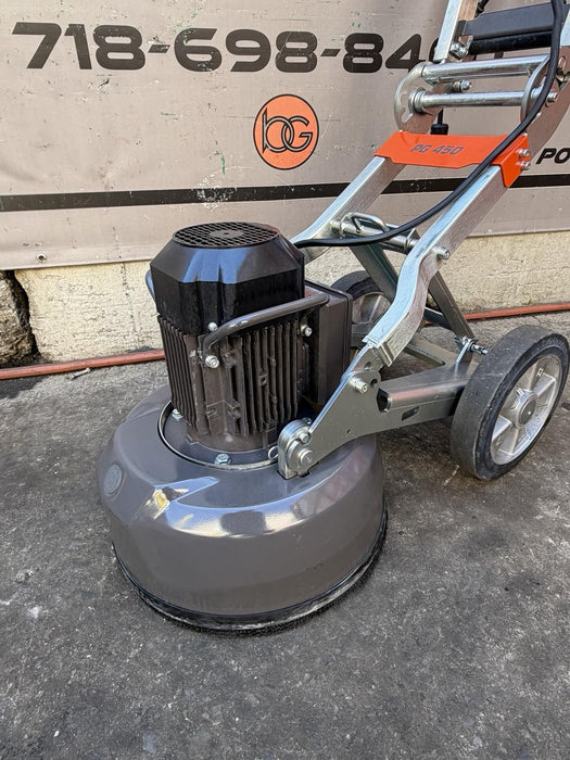 Husqvarna PG450 Concrete Floor Grinder 2022 6HRS DUST GUARD AND DISCS INCLUDED