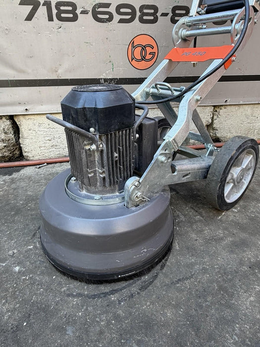 Husqvarna PG450 Concrete Floor Grinder 2021 45HRS DUST GUARD AND DISCS INCLUDED