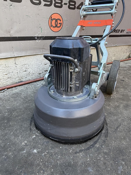 Husqvarna PG450 Concrete Floor Grinder 2021 45HRS DUST GUARD AND DISCS INCLUDED