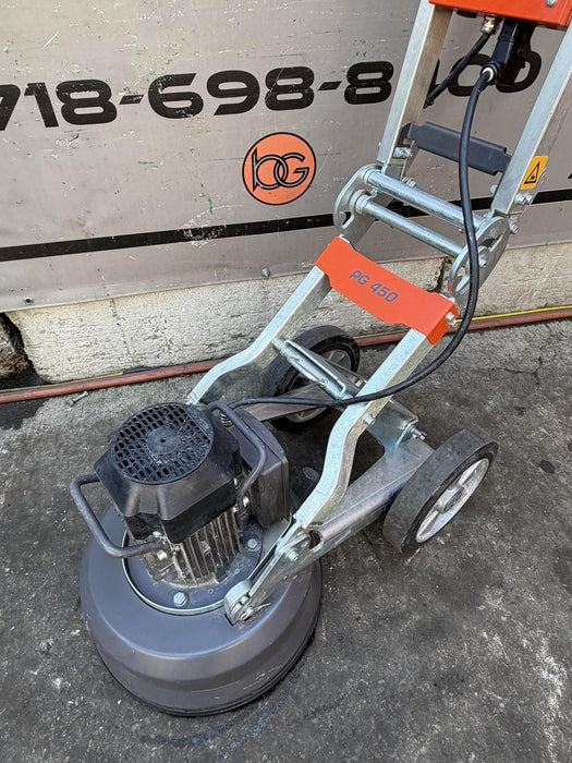 Husqvarna PG450 Concrete Floor Grinder 2021 45HRS DUST GUARD AND DISCS INCLUDED