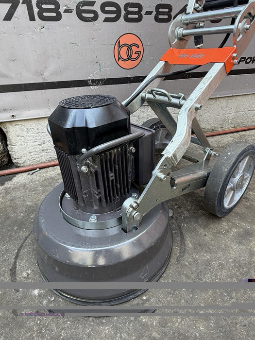 Husqvarna PG450 Concrete Floor Grinder 2021 102HRS DUST GUARD AND DISCS INCLUDED