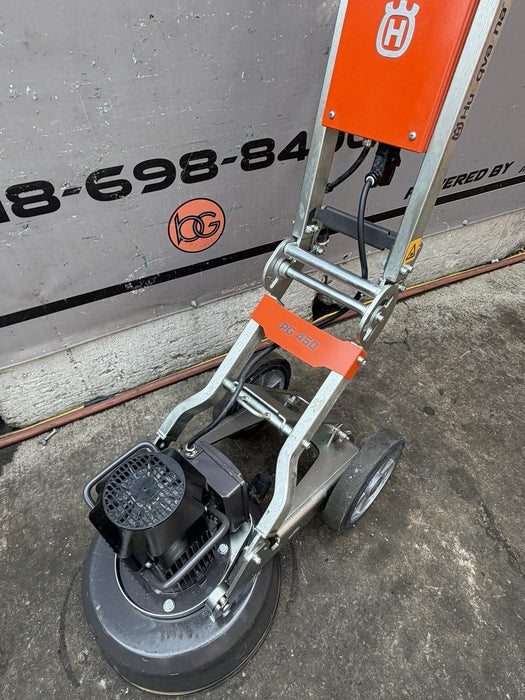 Husqvarna PG450 Concrete Floor Grinder 2021 102HRS DUST GUARD AND DISCS INCLUDED