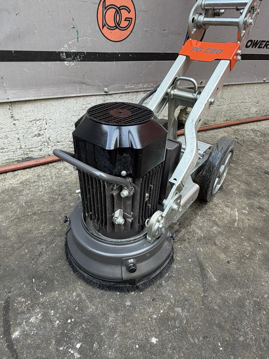 HUSQVARNA PG280 Concrete Grinder Walk-Behind Single-Disc 120V 2021 7HRS DEMO