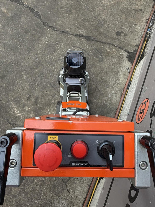HUSQVARNA PG280 Concrete Grinder Walk-Behind Single-Disc 120V 2021 7HRS DEMO