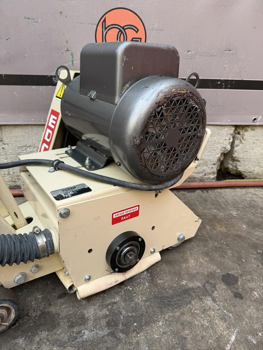 Edco CPM-8 Concrete Scarifier Grinder Electric Motor Works Fine Mint Shape 220V