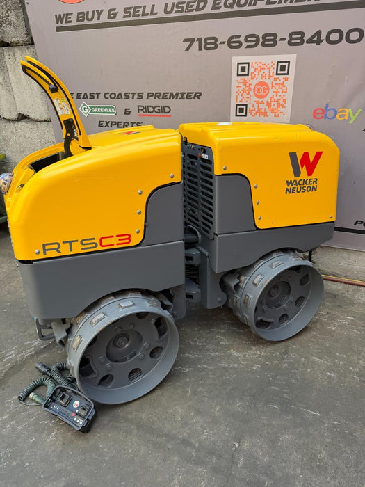 2020 Wacker Neuson RTSC3 Remote Control Trench Compactor Roller 420 Hours