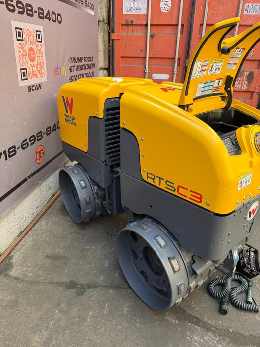2020 Wacker Neuson RTSC3 Remote Control Trench Compactor Roller 420 Hours