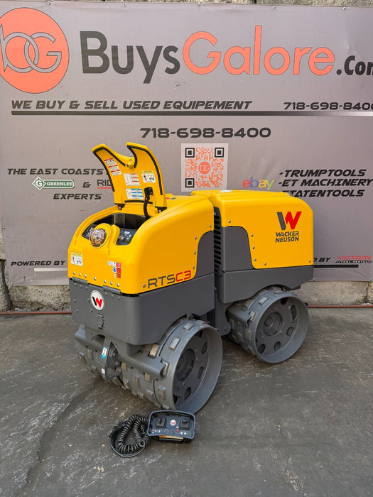 2020 Wacker Neuson RTSC3 Remote Control Trench Compactor Roller 619 Hours