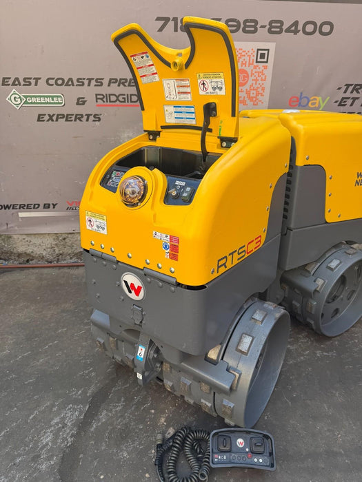 2020 Wacker Neuson RTSC3 Remote Control Trench Compactor Roller 619 Hours