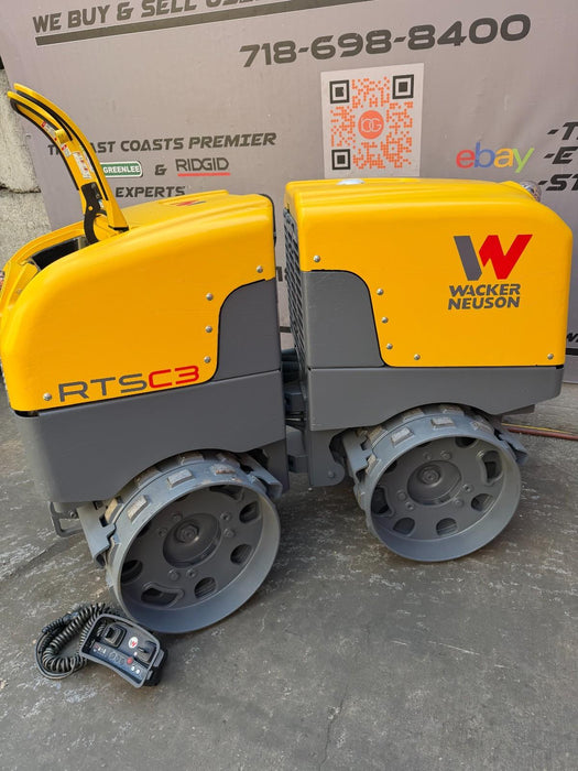 2020 Wacker Neuson RTSC3 Remote Control Trench Compactor Roller 619 Hours