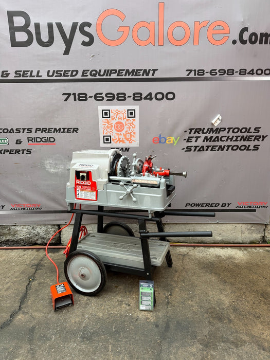 RIDGID 535 PIPE THREADER V3 1/2"-2" THREADING MACHINE  811A DIE