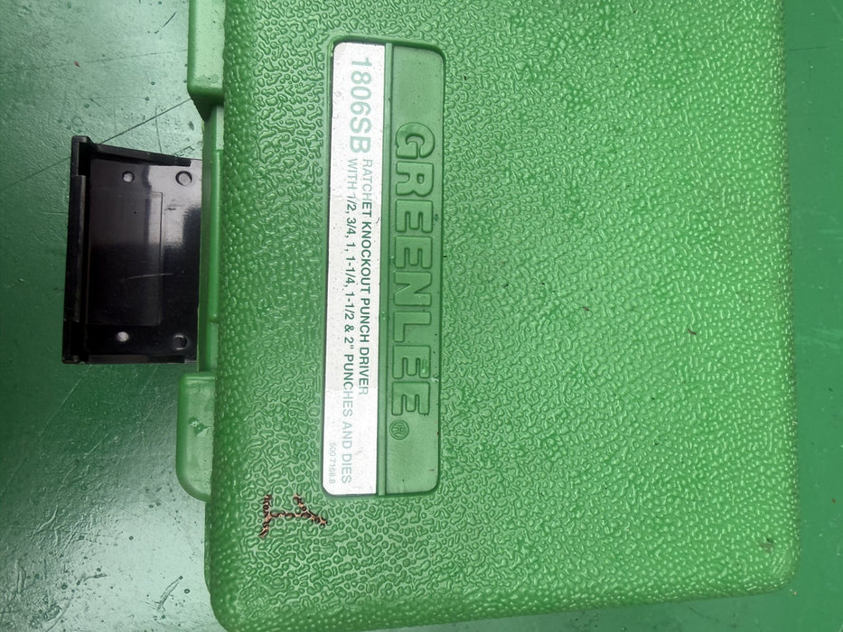 Greenlee 1804 SB  Ratchet Punch Driver.  New Condition.  #1 — photo 4