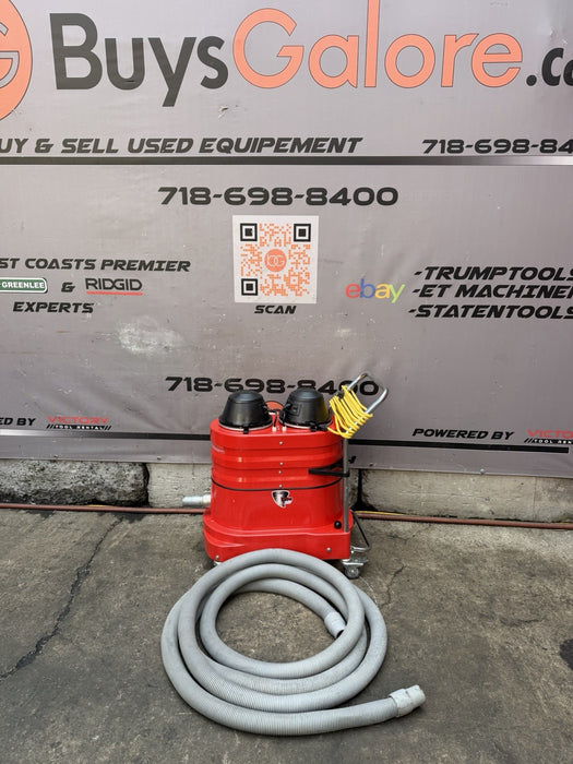 Edco Vortex 200 CFM HEPA 2.0 WNS2220 Vacuum 2″ Diameter Hose Included