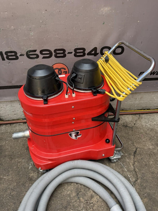 Edco Vortex 200 CFM HEPA 2.0 WNS2220 Vacuum 2″ Diameter Hose Included