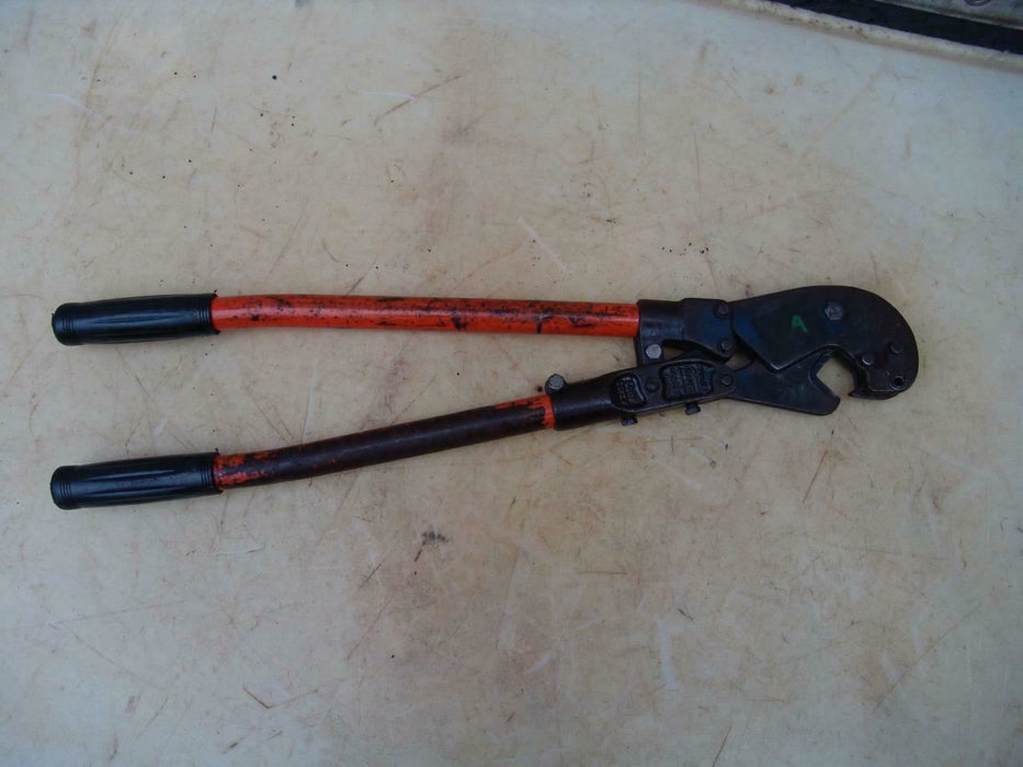 Thomas & Betts Cable Wire Hand Crimper Works Fine #4