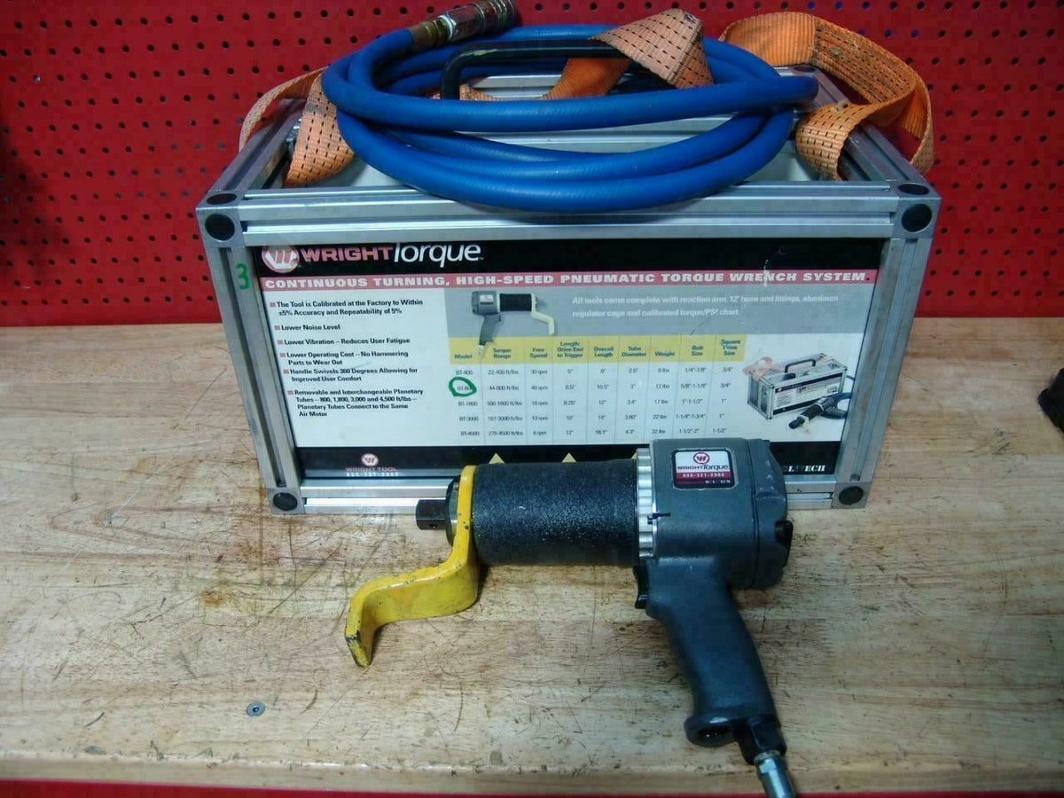 Bolttech Wright Pneumatic Torque Wrench BT800 3/4 inch Drive Works Fi